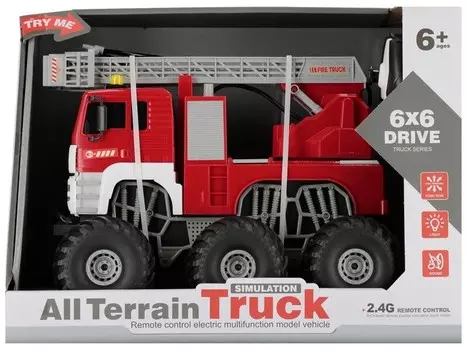 Пожарная машина с дистанционным управлением Mega Creative