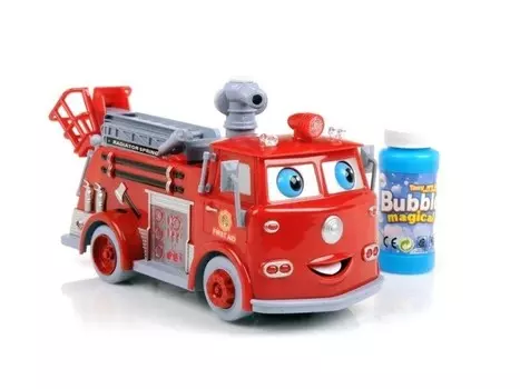 Пожарные пускают мыльные пузыри Emily