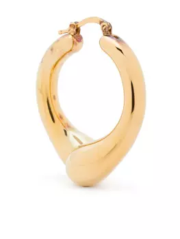 Позолоченная серьга Jil Sander, золотой