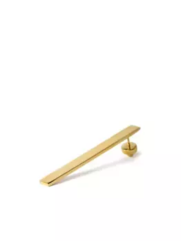 Позолоченная серьга Plate Parts of Four, золотой