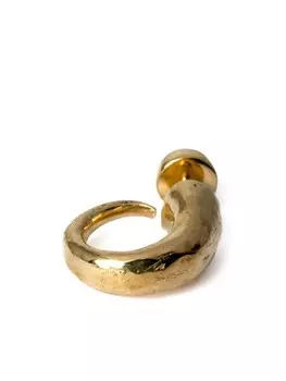 Позолоченная серьга-подвеска Little Horn Parts of Four, золотой