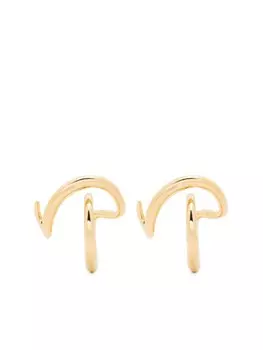 Позолоченные серьги Hana Charlotte Chesnais, золотой