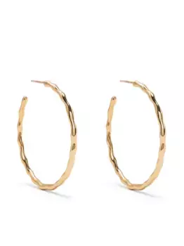 Позолоченные серьги-кольца DOWER AND HALL, золотой