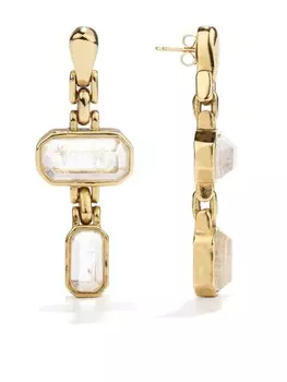 Позолоченные серьги-подвески Goossens, золотой