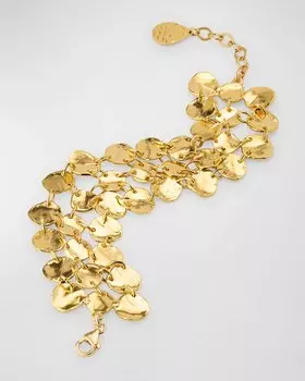 Позолоченный браслет с несколькими кругами Devon Leigh, цвет Gold