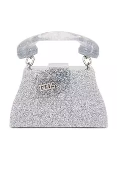 Позвони мне, блестящая детская сумка Gcds, серебряный