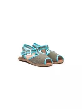 Pp сандалии с Т-образным ремешком, зеленый