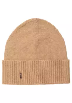 Пять вязаная шапка "СТЕЛЛА", с манжетой Cinque, коричневый