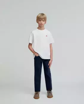 Пятикарманные брюки-карго для мальчика с петлями на талии Scalpers, синий