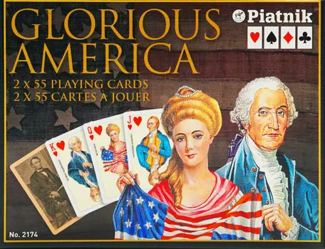 Пятник, игральные карты, LUX Glorious America Piatnik