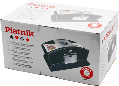 Пятник, машина для тасования карт «Пятник» + батарейки Piatnik