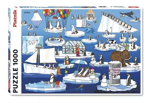 Пятник, пазл, Гунга, Жизнь в Антарктиде, 1000 шт. Piatnik