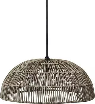 PR Home Hue Подвесной светильник из ротанга для наружного использования серый зеленый бежевый IP44 E27 45 см с вилкой