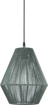 PR Home Rio Подвесной светильник из текстильной нити шалфейный зеленый E27 28x28x167см