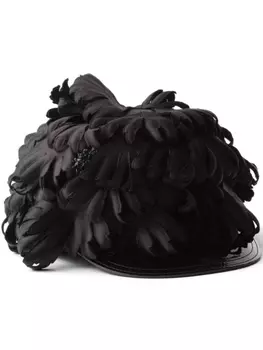 Prada атласная фуражка, черный