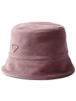 Prada бархатная панама, розовый