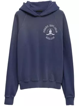 Prada базовое худи, синий