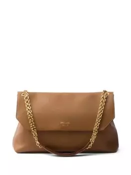 Prada большая сумка на плечо, коричневый