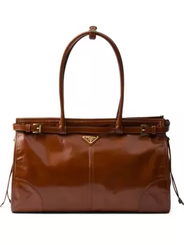 Prada большая сумка-тоут Bonnie, коричневый