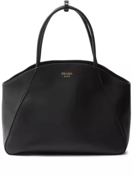 Большая сумка-тоут Prada, черный