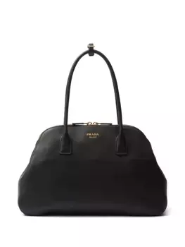 Большая сумка-тоут Prada, черный
