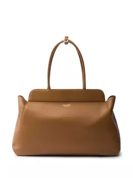 Prada большая сумка-тоут, коричневый