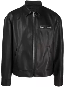 Prada бомбер с логотипом, коричневый