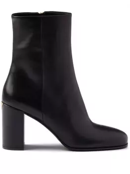 Prada ботильоны на каблуке, черный
