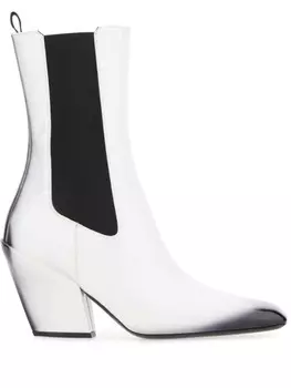 Prada ботинки «Челси» из кожи 100 мм, белый