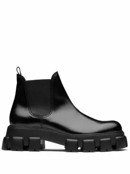 Prada ботинки челси Monolith, черный