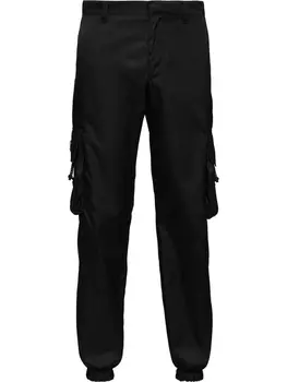 Prada брюки карго Re-Nylon, черный
