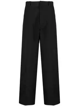 Prada брюки с логотипом, черный