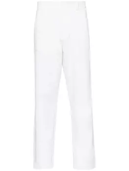 Prada брюки свободного кроя, белый
