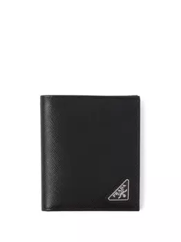 Prada бумажник из сафьяновой кожи, черный