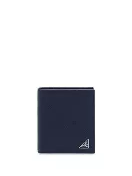 Prada бумажник с логотипом, синий