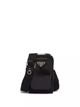 Prada чехол для смартфона с логотипом, черный