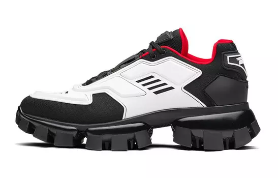 PRADA Cloudbust Thunder Lifestyle Shoes Men Low-top Black/white