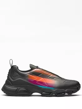 Prada Collision Cross low-top sneakers, синий
