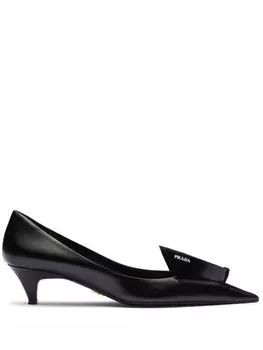 Prada декорированные туфли, черный