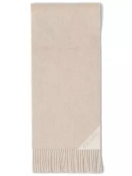 Prada двусторонний кашемировый шарф, нейтральный цвет