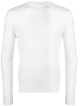 Prada джемпер с круглым вырезом, белый
