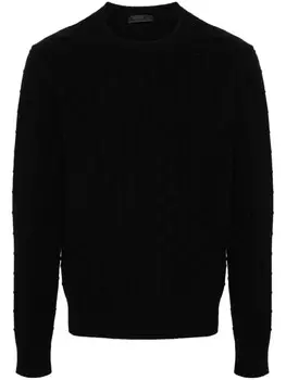 Prada джемпер в рубчик, синий