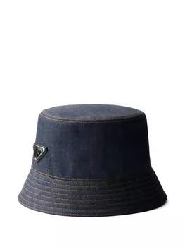 Prada джинсовая панама Selvedge, синий