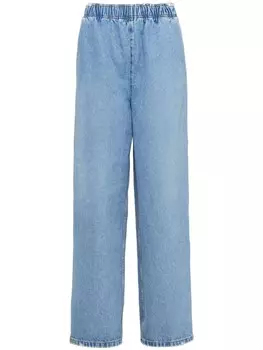 Prada джинсы свободного кроя средней посадки, синий