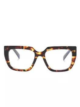 Prada Eyewear очки A03V в оправе 'кошачий глаз', синий