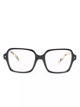 Prada Eyewear очки черепаховой расцветки, коричневый