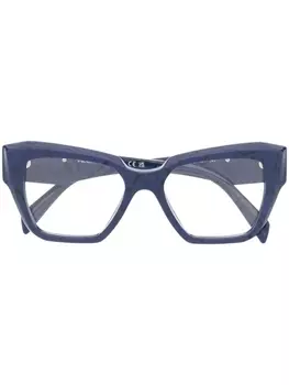 Prada Eyewear очки с логотипом, синий
