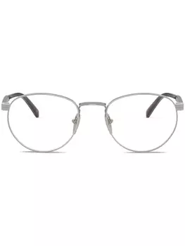 Prada Eyewear очки в круглой оправе, серый