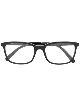 Prada Eyewear очки в квадратной оправе, черный