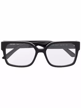 Prada Eyewear очки в квадратной оправе, черный